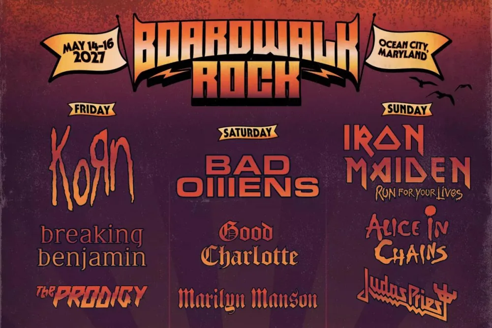 Boardwalk Rock 2027 traz Bad Omens, Good Charlotte e Sleeping With Sirens